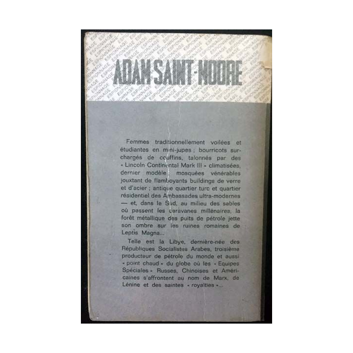 1. Coup de chaleur pour face d'ange de Adam Saint-Moore aux éditions Fleuve noir