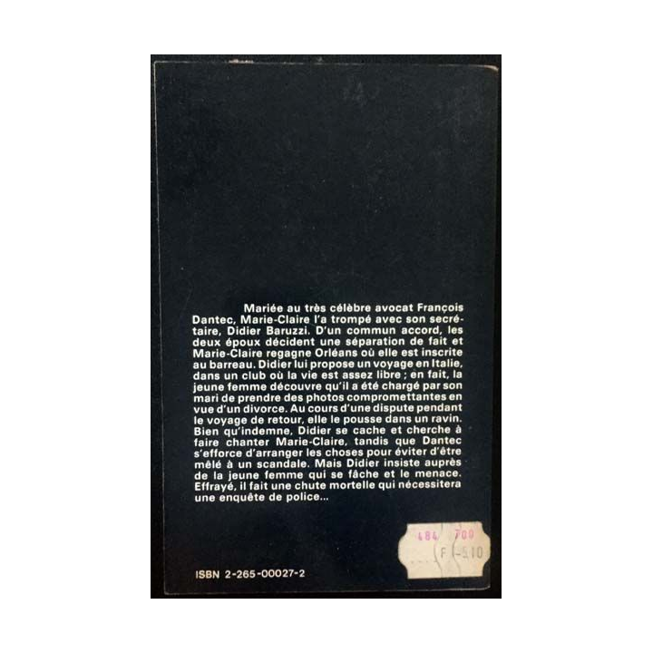 1. L'ordre des choses de Roger Faller aux éditions Fleuve noir
