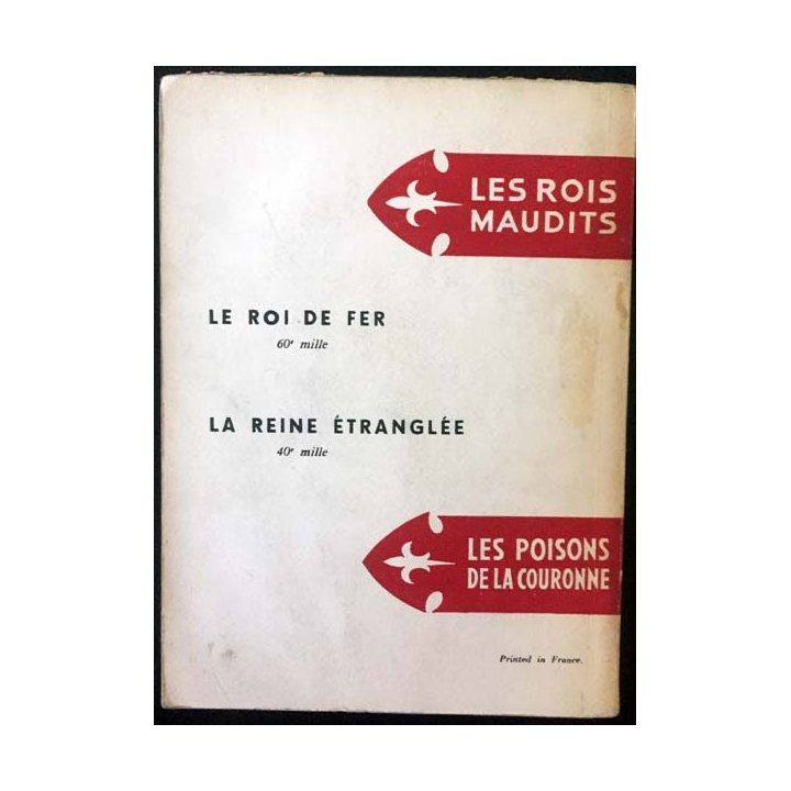 1. Les Rois Maudits Tome 3 Les poissons de la couronne de Maurice Druon aux éditions Del Duca
