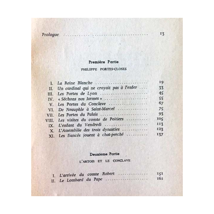 1. Les Rois Maudits Tome 4 La loi des mâles de Maurice Druon aux éditions Del Duca