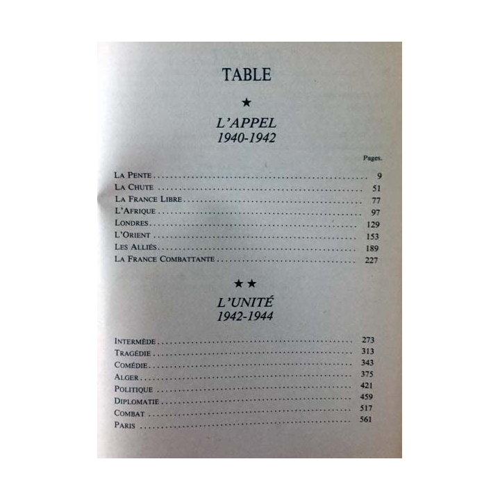 1. Mémoires de Guerre de Charles de Gaulle aux éditions Plon