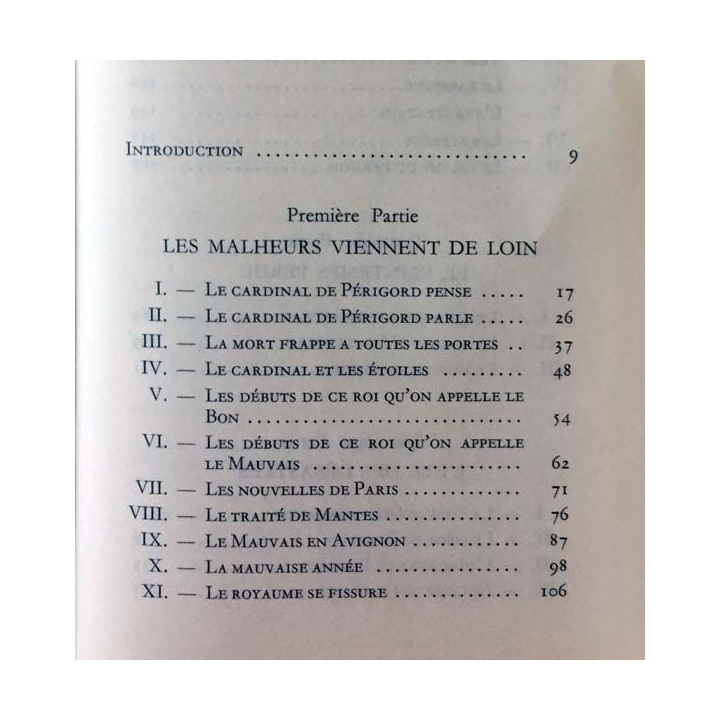 1. Les Rois Maudits 7 Quand un roi perd la France de Maurice Druon aux éditions Plon