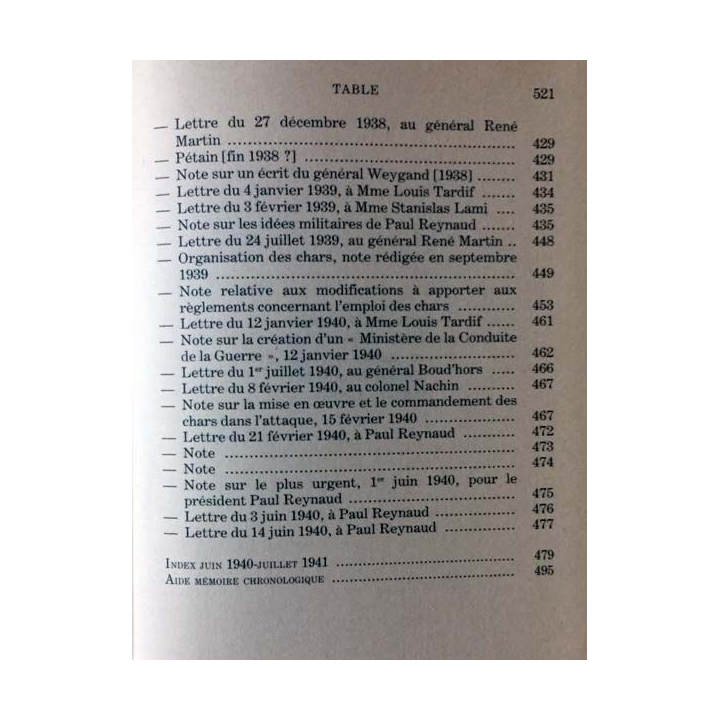 1. Lettres notes et carnets Juin 1940 - Juillet 1941 de Charles de Gaulle aux éditions Plon