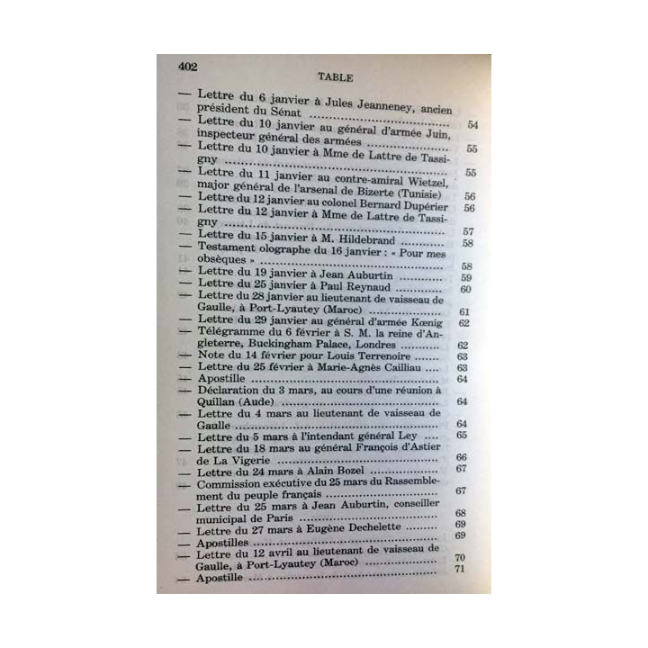 1. Lettres notes et carnets Juin 1951 - Mai 1958 de Charles de Gaulle aux éditions Plon