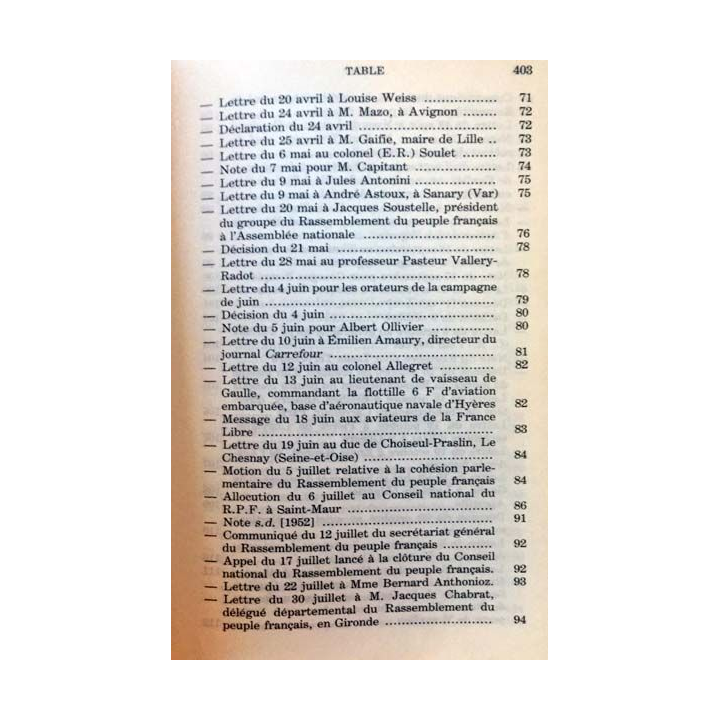 1. Lettres notes et carnets Juin 1951 - Mai 1958 de Charles de Gaulle aux éditions Plon