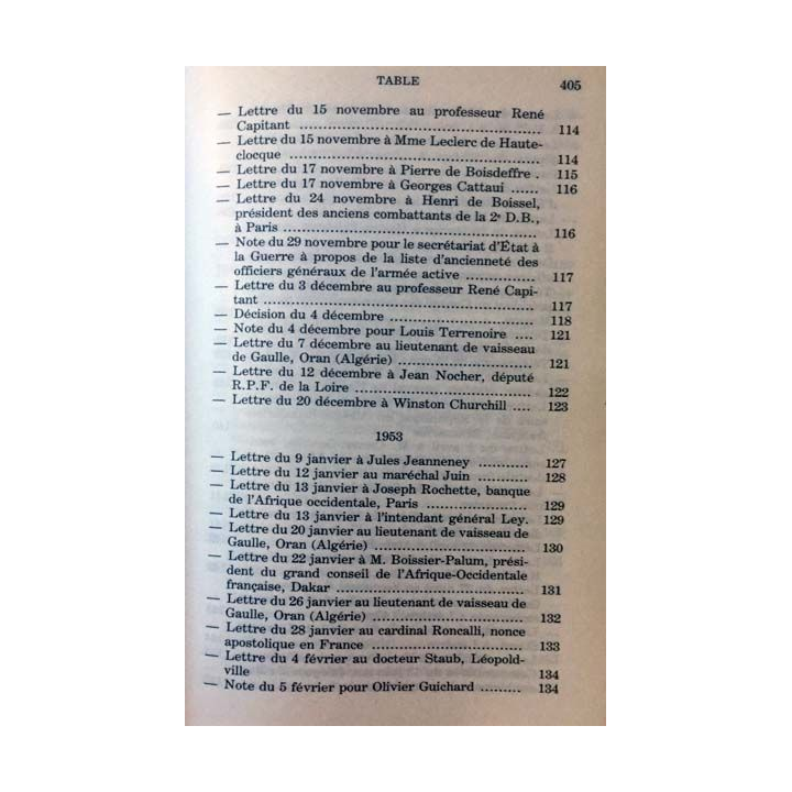 1. Lettres notes et carnets Juin 1951 - Mai 1958 de Charles de Gaulle aux éditions Plon