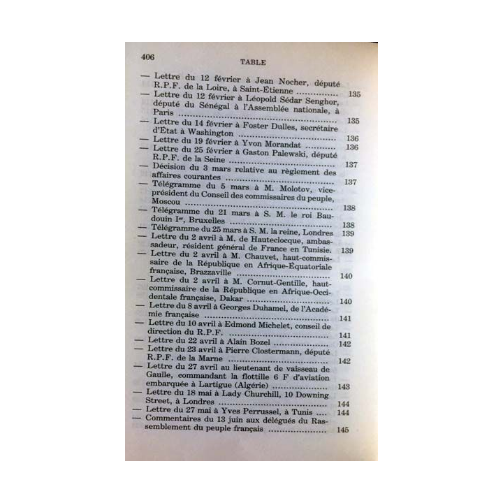 1. Lettres notes et carnets Juin 1951 - Mai 1958 de Charles de Gaulle aux éditions Plon