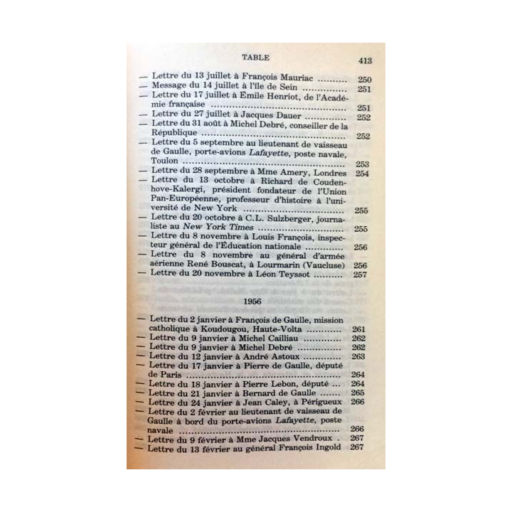 1. Lettres notes et carnets Juin 1951 - Mai 1958 de Charles de Gaulle aux éditions Plon