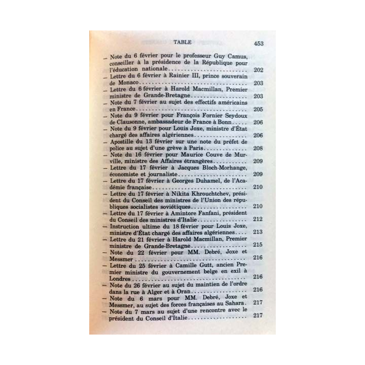 1. Lettres notes et carnets Janvier 1961 - Décembre 1963 de Charles de Gaulle aux éditions Plon