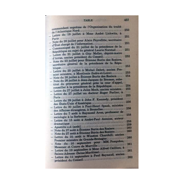1. Lettres notes et carnets Janvier 1961 - Décembre 1963 de Charles de Gaulle aux éditions Plon