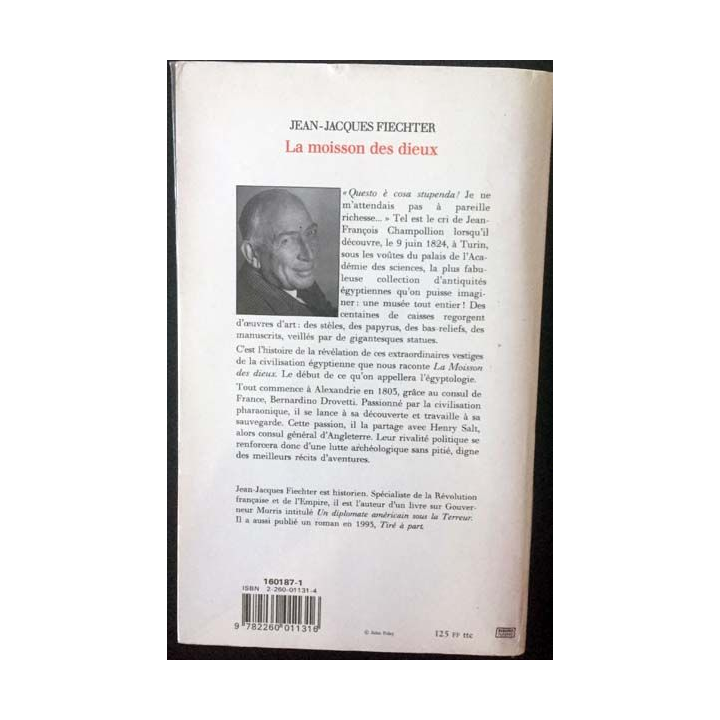 1. La moisson des dieux de Jean-Jacques Fiechter aux éditions Julliard