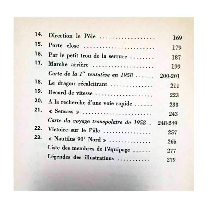 1. Nautilus 90° nord par le Cdt W. Anderson aux éditions Arthaud