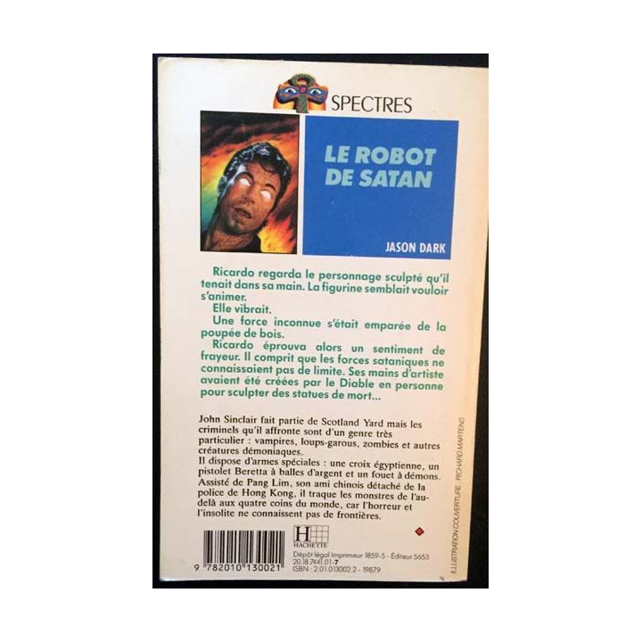 1. Le robot de Satan de John Sinclair aux éditions Haute Tension