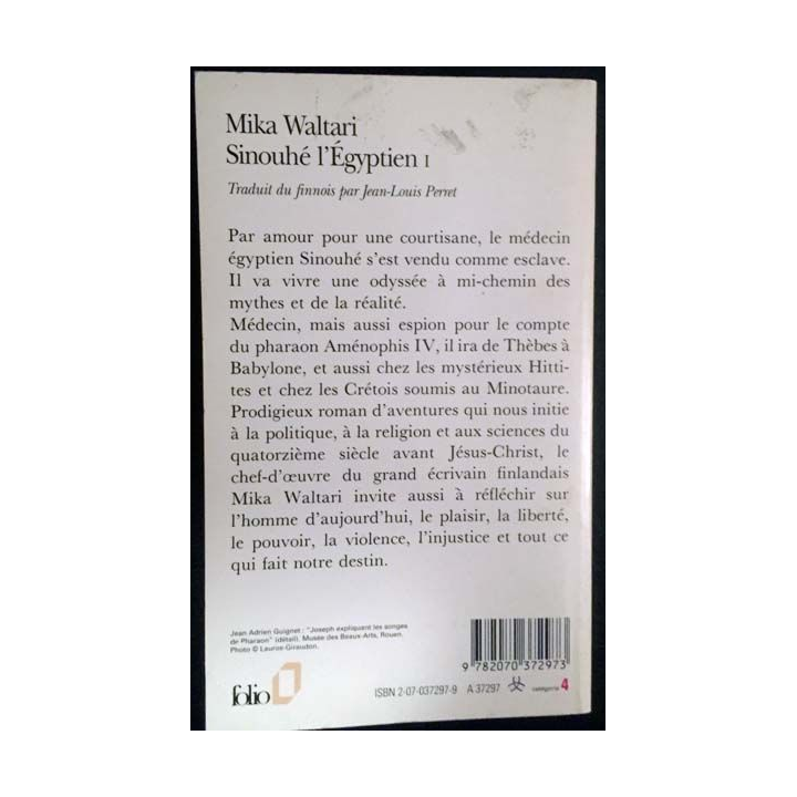 1. Sinouhé l'Égyptien Tome I de Mika Waltari aux éditions Olivier Orban