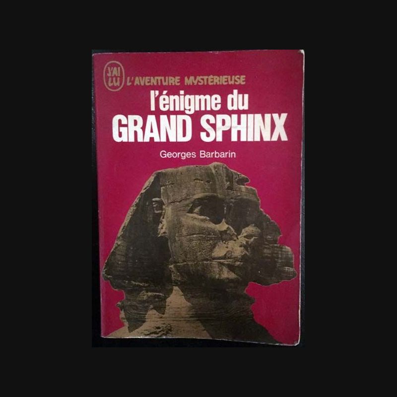 L'énigme du Grand Sphinx de Barbarin aux éditions Adyar L'énigme du Grand Sphinx de Barbarin aux éditions Adyar
