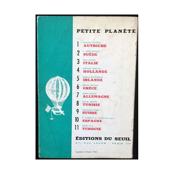 1. Italie de Paul Lechat aux éditions du Seuil