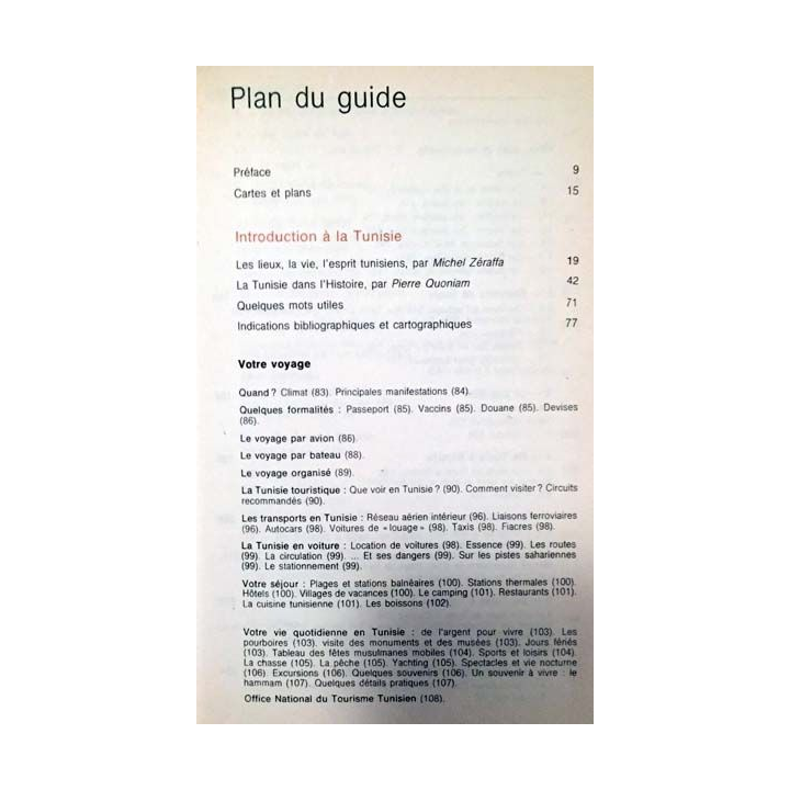 1. Tunisie aux éditions Les guides bleus hachette