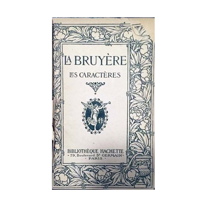 1. La bruyère - les caractères aux éditions Hachette