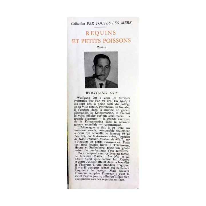 1. Requins et petits poissons de Wolfgang Ott aux éditions Robert Laffont 1957