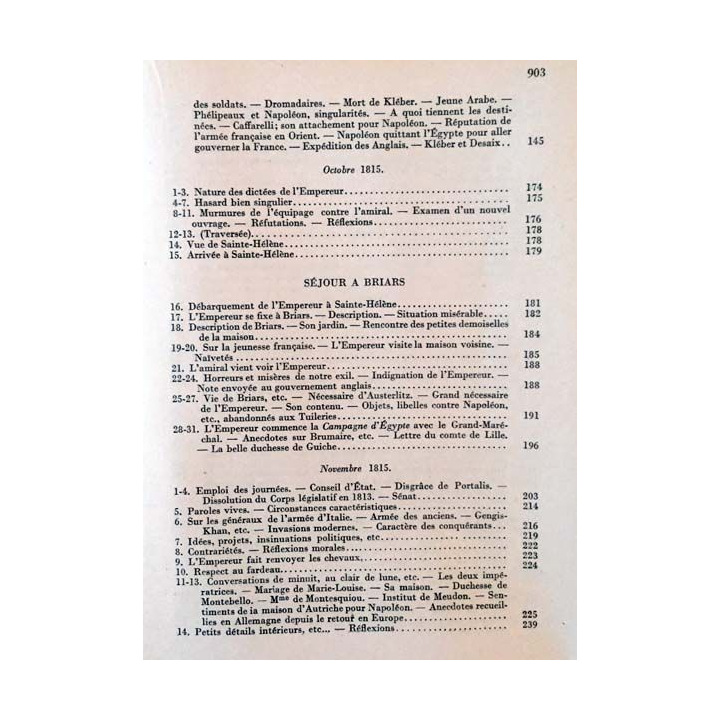 1. Le mémorial de Sainte-Hélène Tome 1 de Comte de Las Cases aux éditions Flammarion
