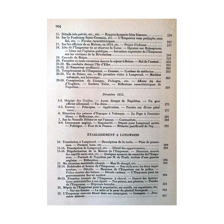 1. Le mémorial de Sainte-Hélène Tome 1 de Comte de Las Cases aux éditions Flammarion