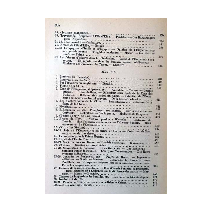 1. Le mémorial de Sainte-Hélène Tome 1 de Comte de Las Cases aux éditions Flammarion