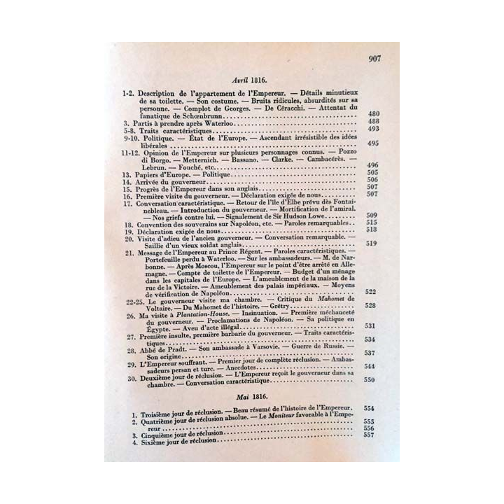1. Le mémorial de Sainte-Hélène Tome 1 de Comte de Las Cases aux éditions Flammarion