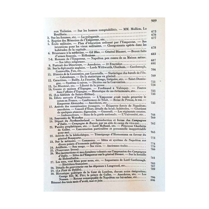 1. Le mémorial de Sainte-Hélène Tome 1 de Comte de Las Cases aux éditions Flammarion