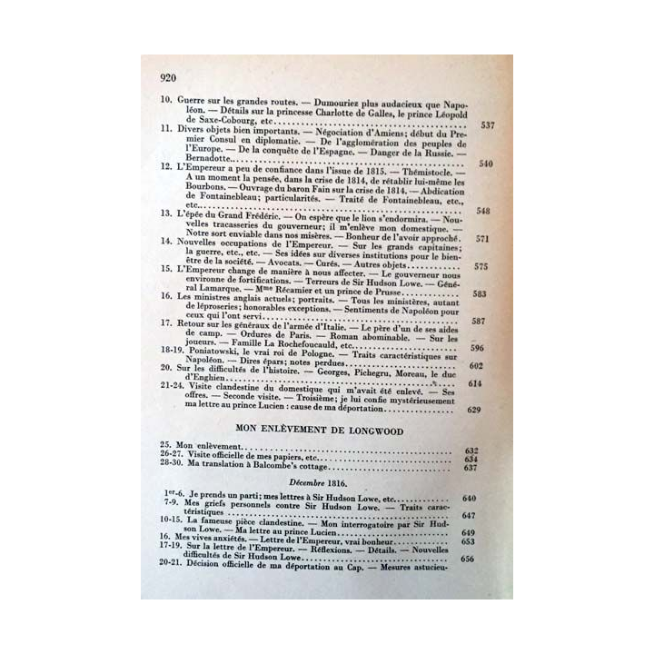 1. Le mémorial de Sainte-Hélène Tome 2 de Comte de Las Cases aux éditions Flammarion