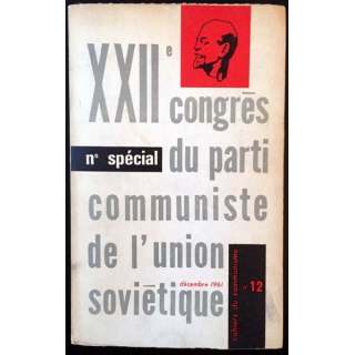 1. XXIIe Congrès du parti communiste de l'union soviétique 17-31 octobre 1961 n°12