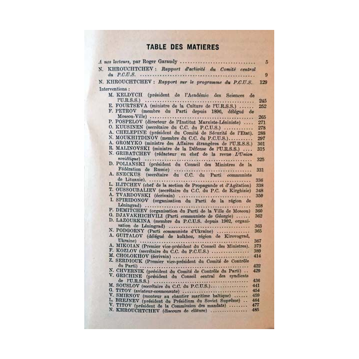 1. XXIIe Congrès du parti communiste de l'union soviétique 17-31 octobre 1961 n°12