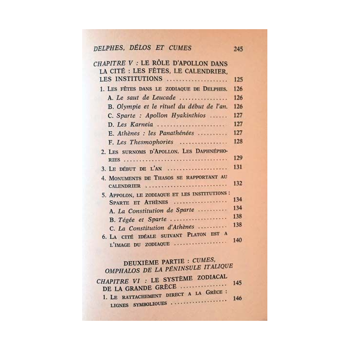 1. Delphes, Délos et Cumes Les Grecs et le Zodiaque de Jean Richer aux éditions Juilliard