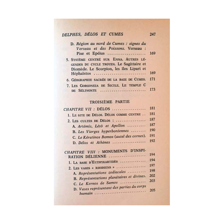 1. Delphes, Délos et Cumes Les Grecs et le Zodiaque de Jean Richer aux éditions Juilliard