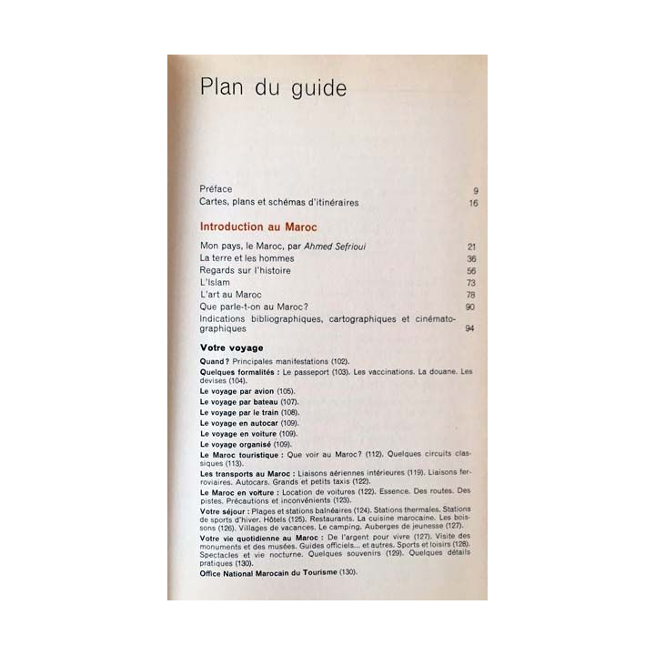 1. Maroc aux éditions Les guides bleus hachette