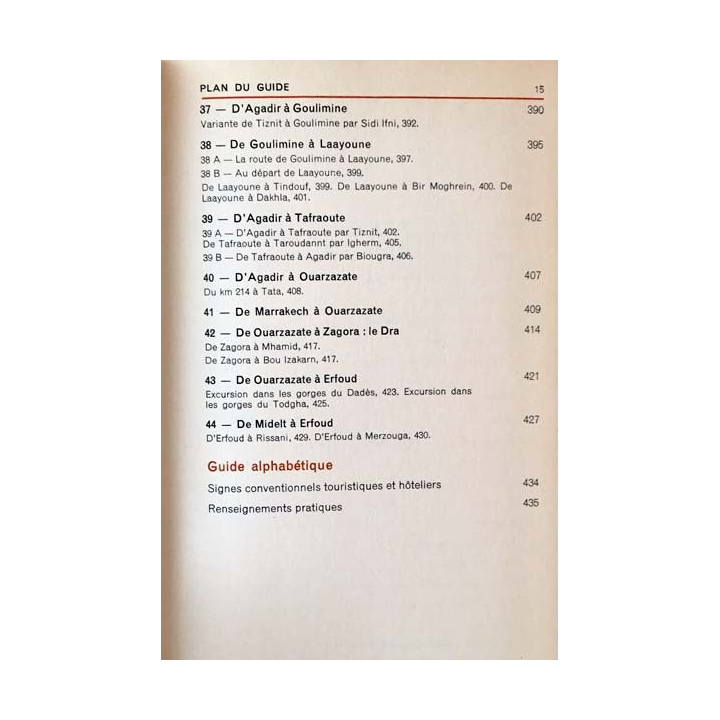 1. Maroc aux éditions Les guides bleus hachette