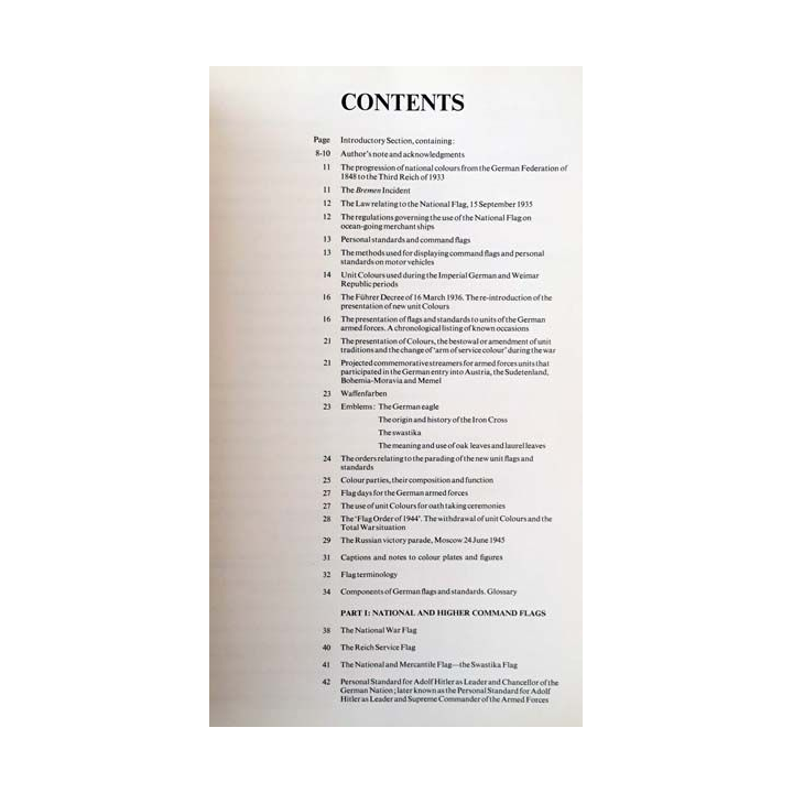 1. Flags & Standards of the third reich - Army, Navy & Air Force de Brian Leigh Davis