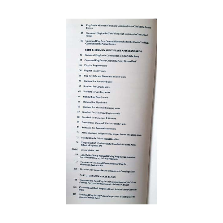 1. Flags & Standards of the third reich - Army, Navy & Air Force de Brian Leigh Davis