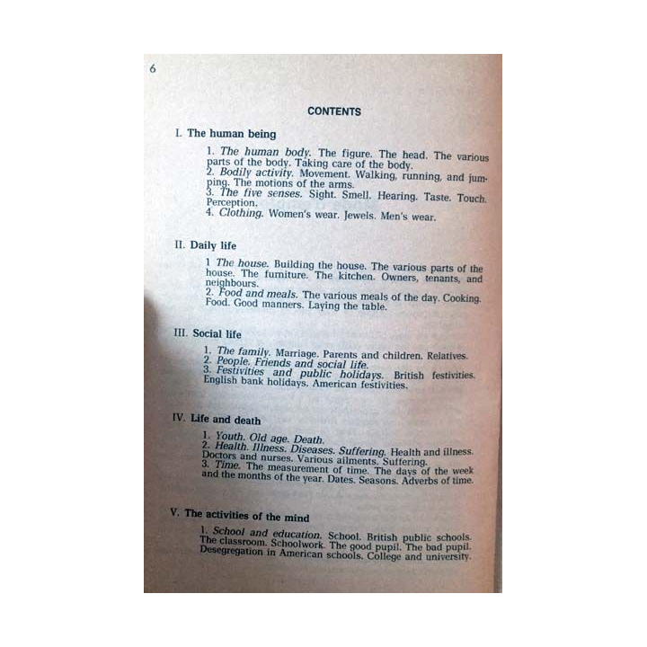 1. Vocabulaire anglais - français de A. Mossy aux éditions Hachette