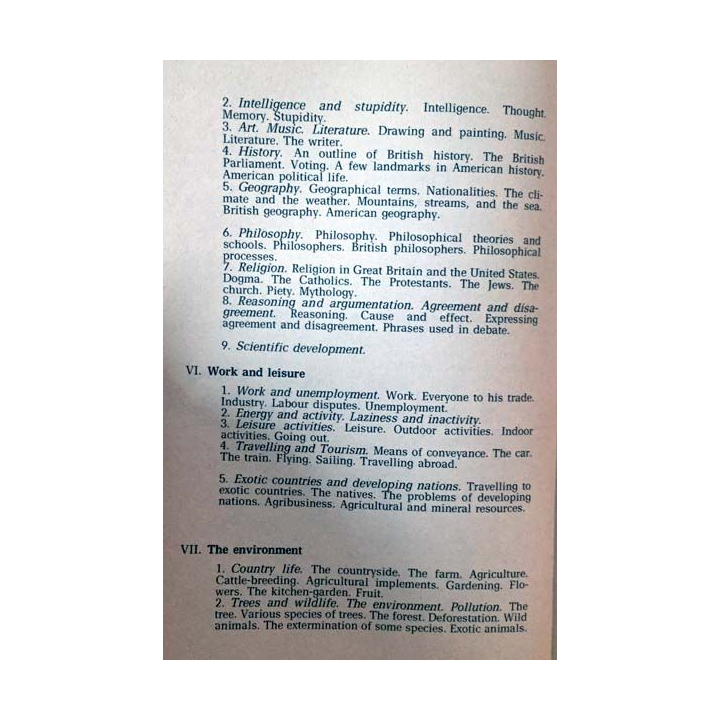 1. Vocabulaire anglais - français de A. Mossy aux éditions Hachette