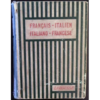 1. Dictionnaire français - italien de Giuseppe Padovani aux éditions Librairie Larousse