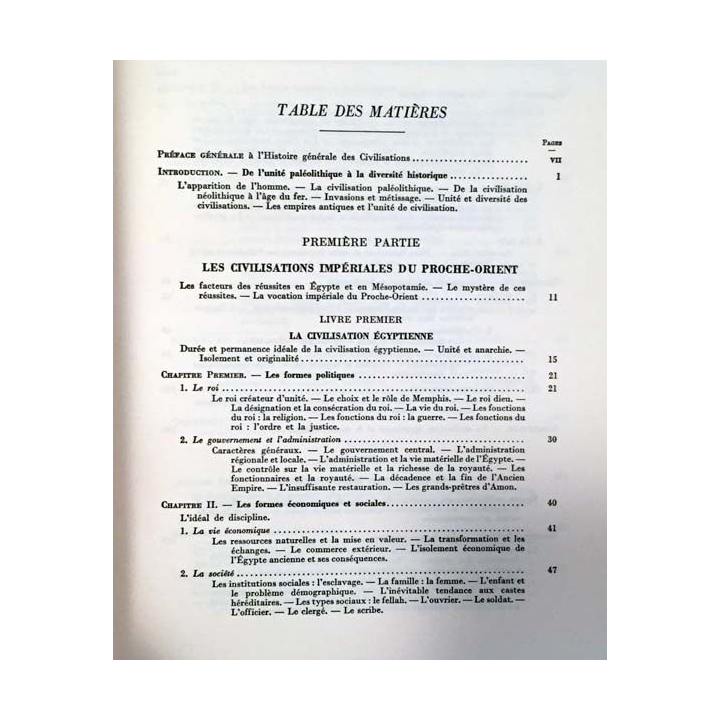 1. Histoire générale des civilisations Tome 1 L'Orient et la Grèce antique de Adré Aymard et Jeannine Auboyer