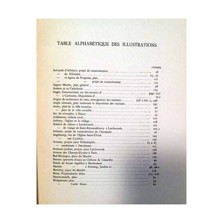 1. L'étude pratique des plans de villes de Raymond Unwin aux éditions Librairie centrale des Beaux-arts