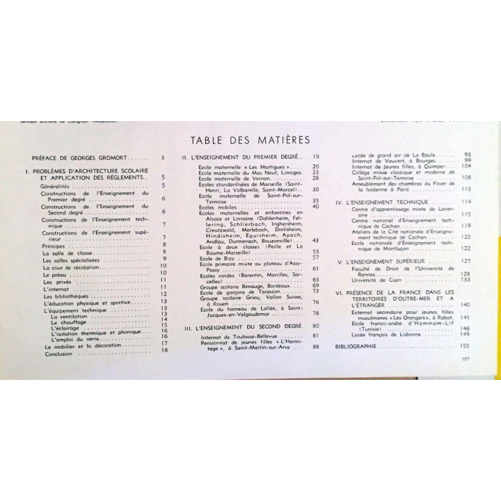 1. Constructions scolaires et universitaires de Charles Rambert aux éditions Vincent