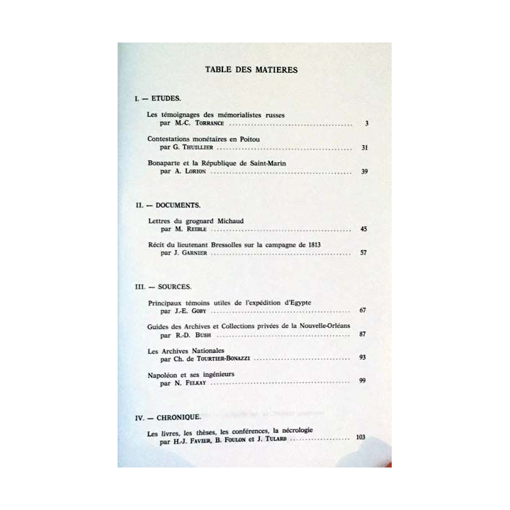 1. Revue de l'institut Napoléon 1979 n°135