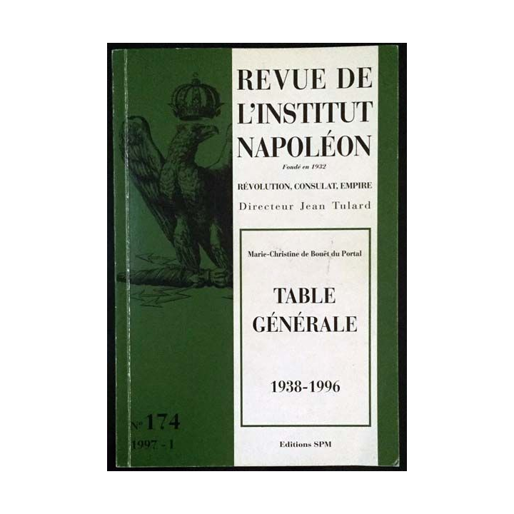1. Revue de l'institut Napoléon n°174 1997 - I