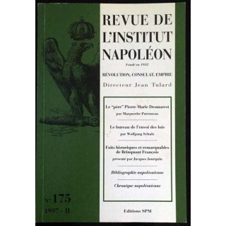1. Revue de l'institut Napoléon n°175 1997 - II aux éditions SPM