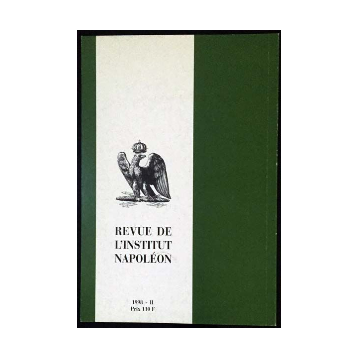 1. Revue de l'institut Napoléon n°177 1998 - II aux éditions SPM