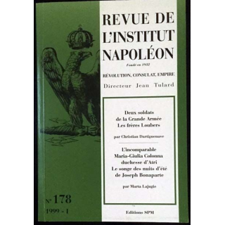 1. Revue de l'institut Napoléon n°178 1999 - I aux éditions SPM