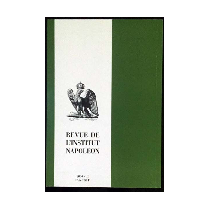 1. Revue de l'institut Napoléon n°181 2000 - II aux éditions SPM