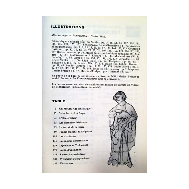 1. Les batisseurs de cathédrales de Jean Gimpel aux éditions du Seuil